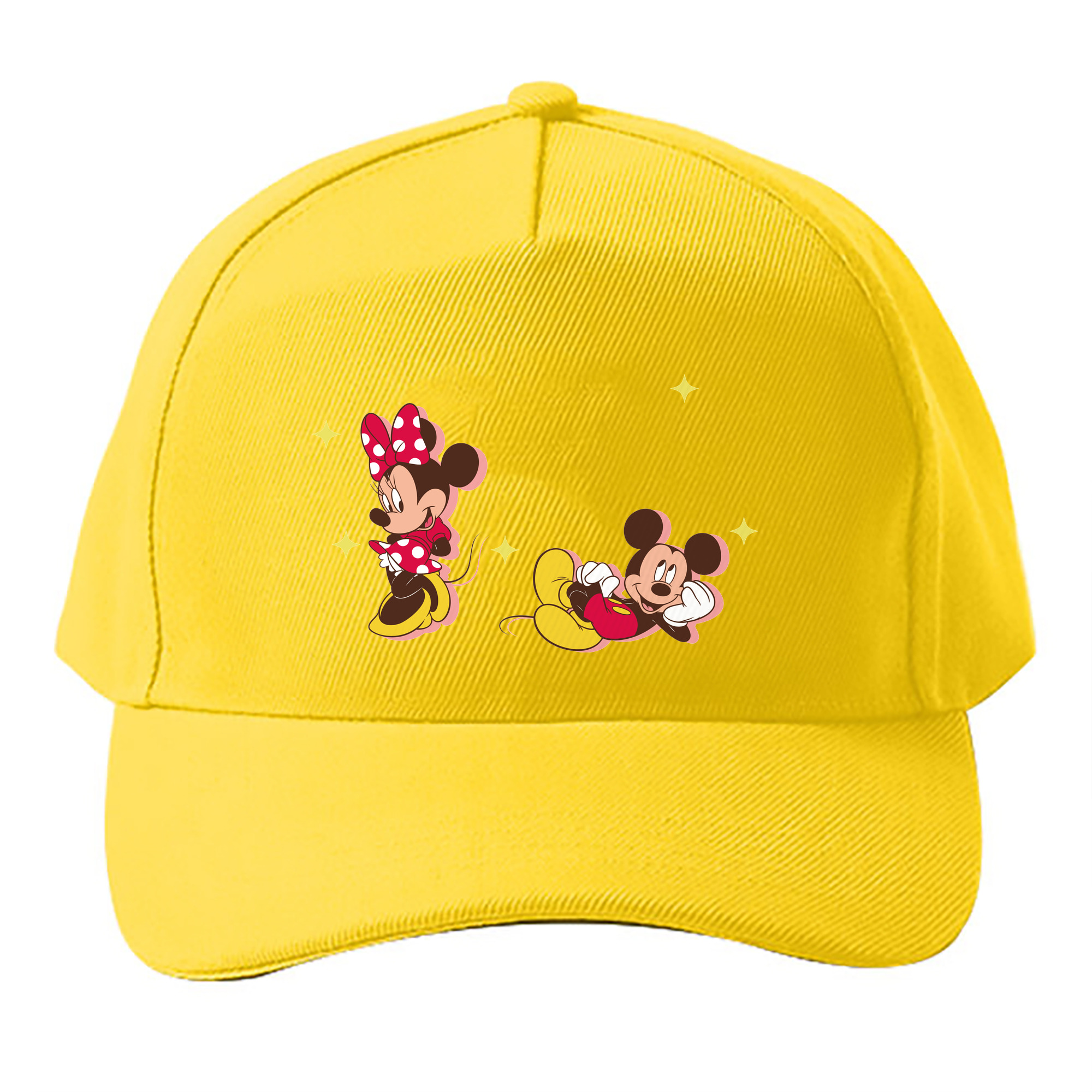 （画像用） ミッキーマウス Mickey Mouse ベースボールキャップ 綿100％ 男女兼用 帽子 スポーツ